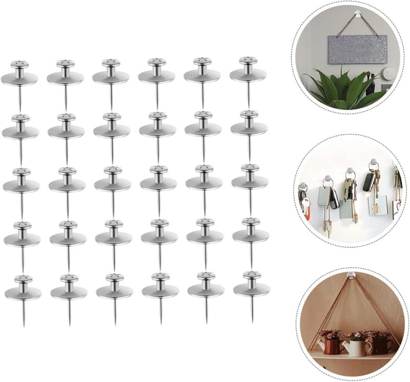 30Pcs Decorative Push Pins Multicolor Thumbtacks for Bulletin Boards Map and Photo Wall Decor - Image 4